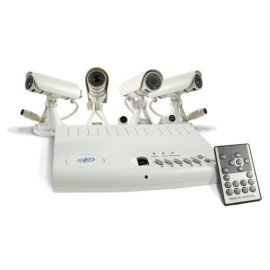 SVAT CVQ1000 Color Quad Security System with 4 Nightvision Cameras and Remote