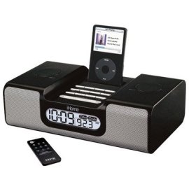 iHome IH8BR Clock Radio for iPod (Black)