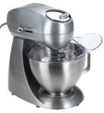 Hamilton Beach 63220 Eclectrics All-Metal 12-Speed Stand Mixer, Sterling