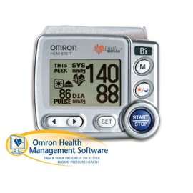 Omron HEM-670IT Wrist Blood Pressure Monitor with APS