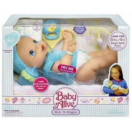 Hasbro Baby Alive Wets & Wiggles Boy Doll