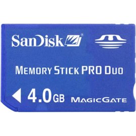 SanDisk SDMSPD-4096-A10M 4 GB Memory Stick Pro Duo