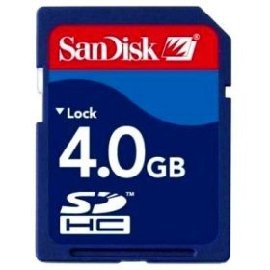 Sandisk 4GB Secure Digital SD HC Memory Card