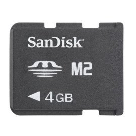 SanDisk 4GB Memory Stick Micro M2 (SDMSM2-4096-A11M)
