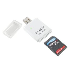 SanDisk Ultra II SDHC 4GB w/MicroMate USB 2.0 Bundle