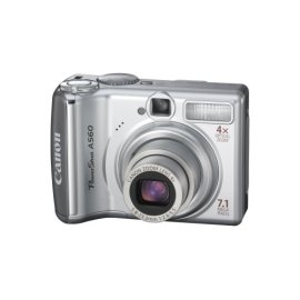 Canon PowerShot A560 7.1MP Digital Camera with 4x Optical Zoom