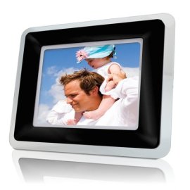 Coby DP-769 7-Inch Widescreen Digital Photo Frame with MP3 Player & 2 Frames