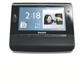 Philips AJL308 7-Inch Digital Picture Frame, Alarm Clock, Radio, & MP3 Player