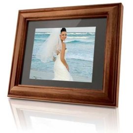Coby DP-888 8-Inch Digital Photo Frame with MP3 Player & 2 Wood Frames