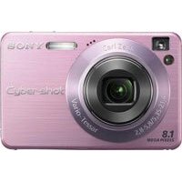 Sony Cybershot DSC-W130 8.1MP Digital Camera with 4x Optical Zoom with Super Steady Shot (Pink)