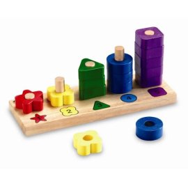 Learning Resources Woodshop Toys Rainbow Numbers