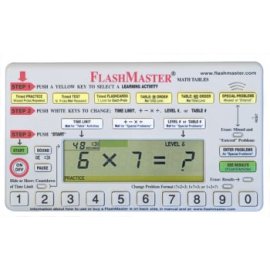 FlashMaster: Handheld computer for mastering multiplication tables that makes flashcards obsolete