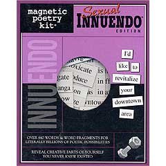 Sexual Innuendo Magnetic Poetry Kit