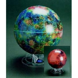 Mars Globe - 12" With Clear Acrylic Stand