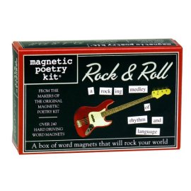 Magnetic Poetry Rock & Roll Magnetic Poetry Kit