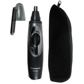 Panasonic ER430K Vacuum Nose/Ear Hair Trimmer, Gray - Grey