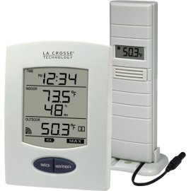 La Crosse Technology WS-9029U Wireless Weather Station with Digital Time - White