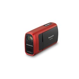 Panasonic SDR-SW20 Waterproof Flash Memory Camcorder with 10x Optical Zoom (Red)