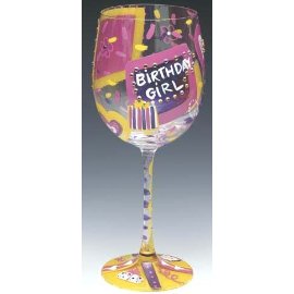 Lolita Wine Glasses Birthday Girl