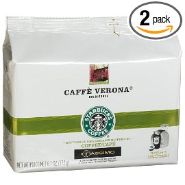 Starbucks Caffe Verona Coffee, T-Discs for Tassimo System (2-Pack, 24 discs total)