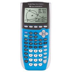 Texas Instruments TI-84 Plus Silver Edition Graphing Calculator (Blue)