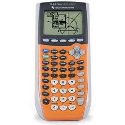 Texas Instruments TI-84 Plus Silver Edition Graphing Calculator (Orange)