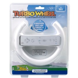 Wii Turbo Wheel - White
