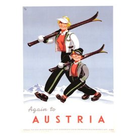 Again to Austria (Giclee  Style Print, 44x60)