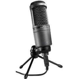 Audio Technica AT2020USB Condenser USB Microphone - Ideal for Podcasts