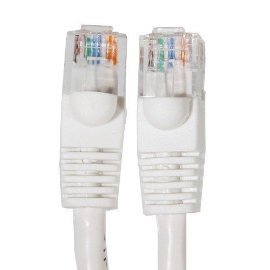 Ethernet Cable, CAT5e - 100 ft White