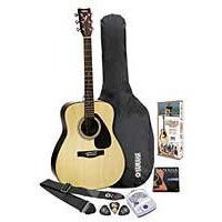Yamaha F325 Gigmaker Standard Guitar Package with Natural Finish
