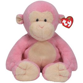 Baby Dangles - pink monkey