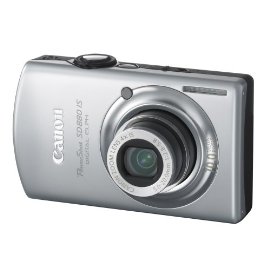 Canon PowerShot SD880IS 10MP Digital Camera with 4x Wide Angle Optical Image Stabilized Zoom (Silver)