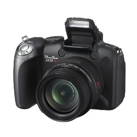 Canon Powershot SX10IS 10MP Digital Camera with 20x Wide Angle Optical Image Stabilized Zoom