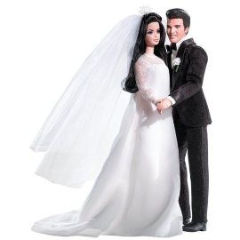 Elvis and Priscilla Barbie Doll Giftset
