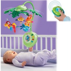 Fisher Price Rainforest Peek-A-Boo Leaves Musical Mobile