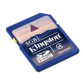 Kingston 4GB SDHC Class 4 Memory Card