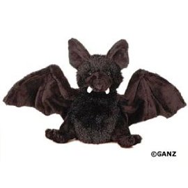 Webkinz Plush Stuffed Animal Black Bat