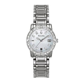 Bulova Women's Diamond Accented Calendar Watch #96R105