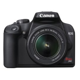 Canon EOS Rebel XS 10.1MP Digital SLR Camera with EF-S 18-55mm f/3.5-5.6 IS Lens (Black)