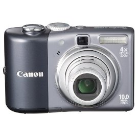 Canon Powershot A1000IS 10MP Digital Camera with 4x Optical Image Stabilized Zoom (Grey)