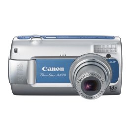 Canon PowerShot A470 7MP Digital Camera with 3.4x Optical Zoom (Blue)