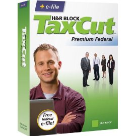 H&R Block TaxCut 2008 Premium Federal + e-file