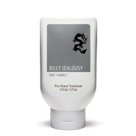 Billy Jealousy Hot Towel Pre-Shave Treatment, 6 Ounces - Silver and White