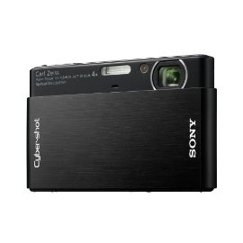 Sony Cybershot DSC-T77 10.1 MP HD Digital Camera w/ 4x Optical Zoom (Black)