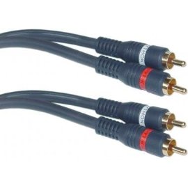 2 RCA Male / 2 RCA Male, High Quality Audio Cable, 50 ft