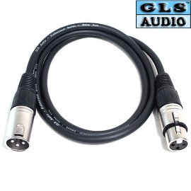 6 3'ft XLR Patch Snake Cord Cables 3ft GLS Audio