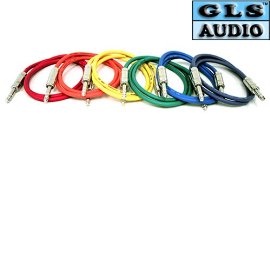 6 6'ft TRS 1/4 Patch Snake Cord Cables GLS Audio