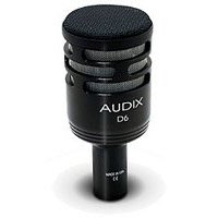 Audix D6 Sub Impulse Dynamic Instrument Mic, Black
