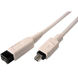 Cables Unlimited 14-Feet 9-Pin to 4-Pin IEEE 1394B Bilingual Firewire 800 Cable